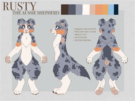 Furry Reference Sheet Template